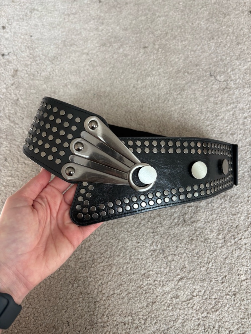 PROD Bldg Studded Ranya Wide Belt - Picture 4 of 6